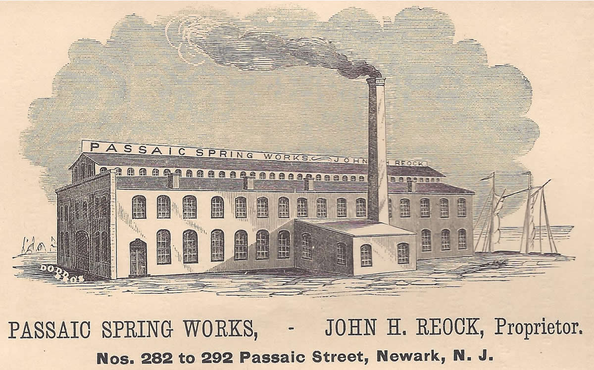 282 Passaic Street
Passaic Spring Works 1871
Newark City Directory
