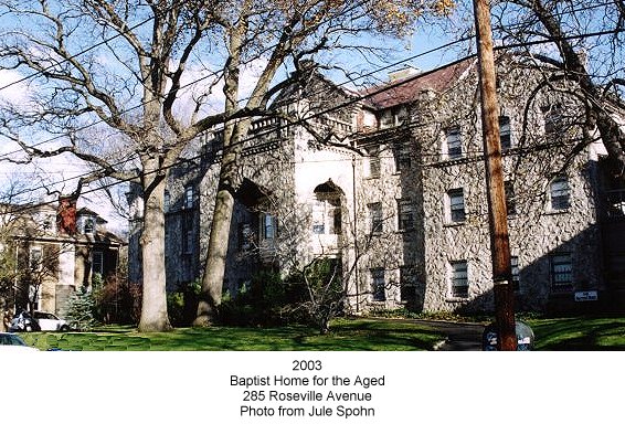 285 Roseville Avenue
Baptist Home for the Aged
