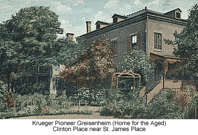 Clinton Place near St. James Place
Krueger Pioneer Greisenheim (Home for the Aged)
