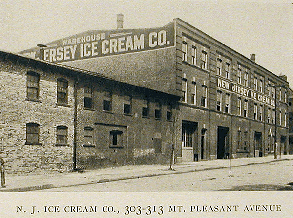 303 Mount Pleasant Avenue
New Jersey Ice Cream Company
From "Newark - The City of Industry" Published 1912
