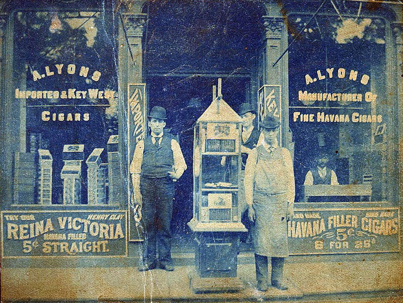 304 Market Street
A. Lyons Cigars  ~ 1900
Abraham Lyons is on the left
Photo from Catherine Giesbrecht
