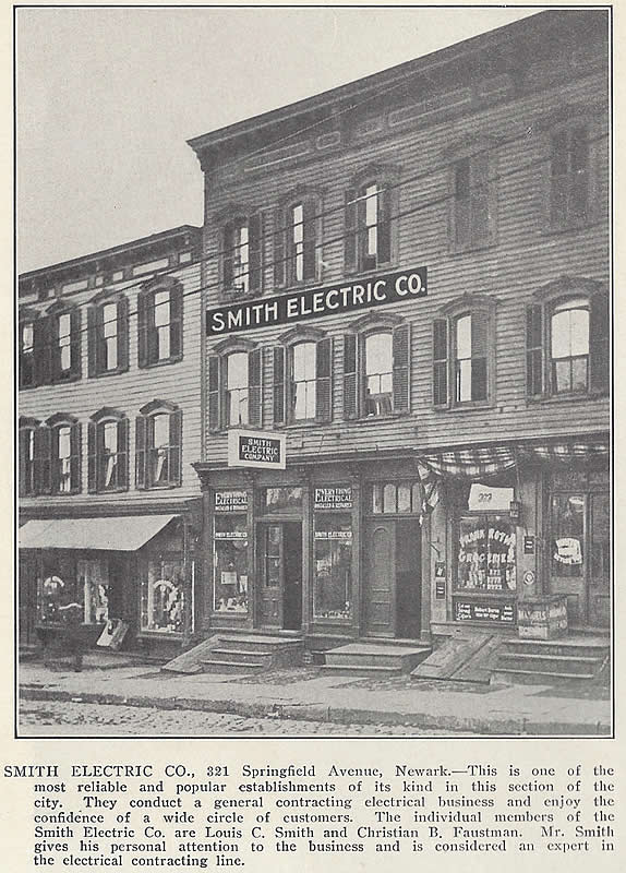 321 Springfield Avenue
From: "Newark Illustrated 1909-1910" Published by Frank A. Libby 1909
