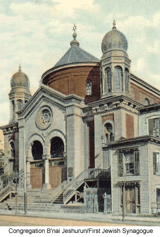324 Washington Street
Congregation B'nai Jeshurun/First Jewish Synagogue

