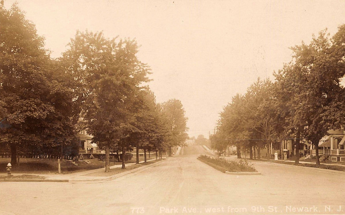 Park Avenue Looking West from N. 9th Street
Postcard
