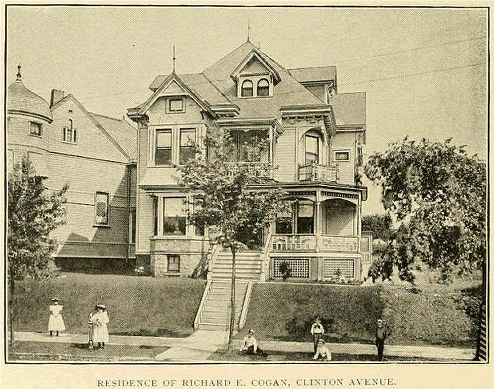 345 Clinton Avenue
From: Newark, N. J. Illustrated 1891
