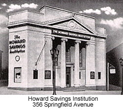 356 Springfield Avenue
Howard Savings Institution - 1957
