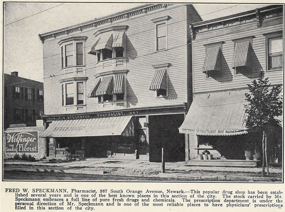 367 South Orange Avenue
Photo from "Newark 1909 - 1910"
