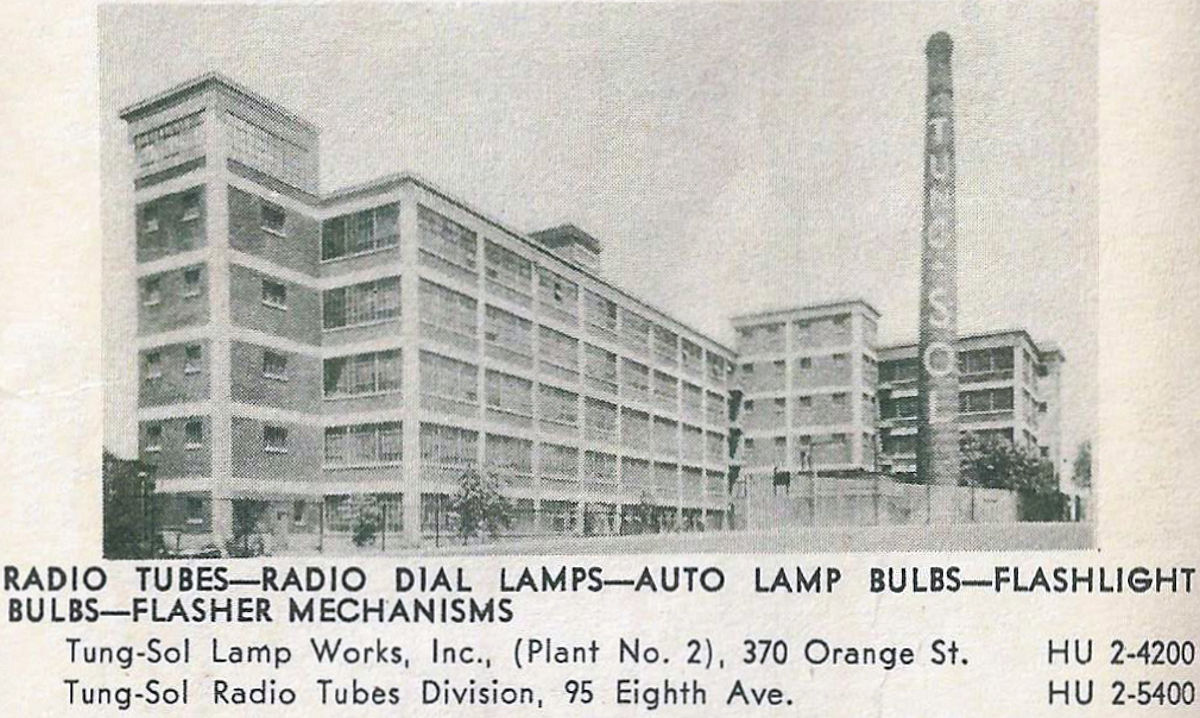 370 Orange Street
Tung-Sol Lamp Works
