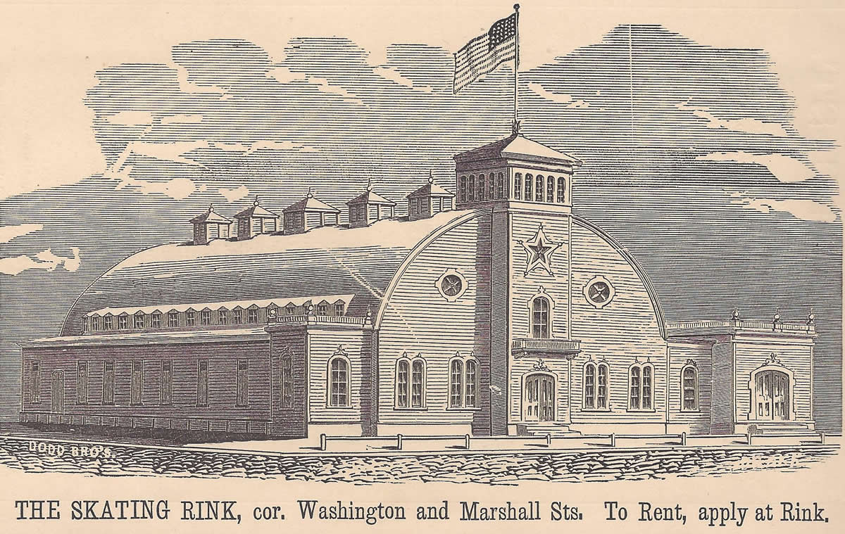 Washington and Marshall Streets (402)
The Skating Rink 1871
Newark City Directory
