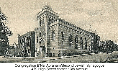 479 High Street
Congregation B'Nai Abraham/Second Jewish Synagogue

