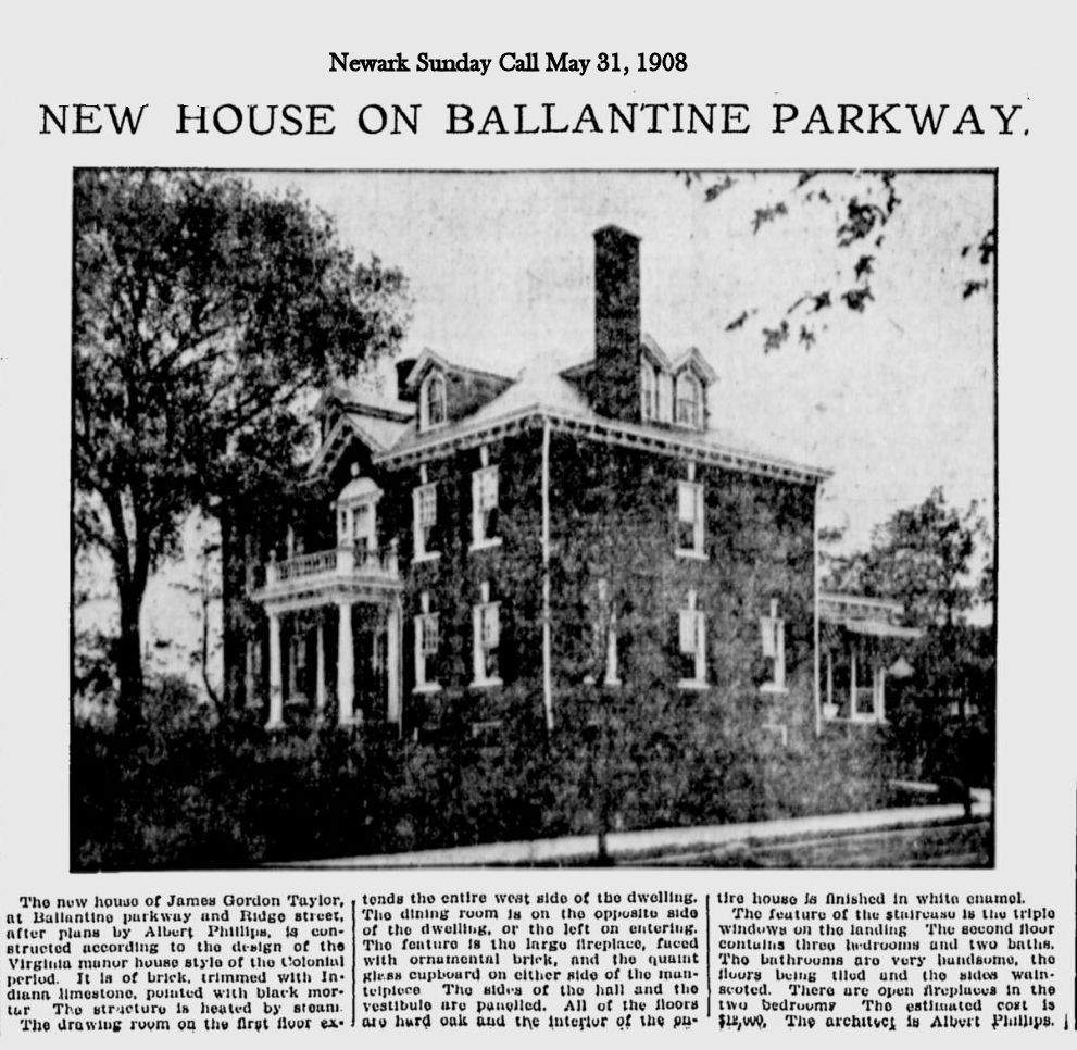 Ridge Street & Ballantine Parkway
1908
