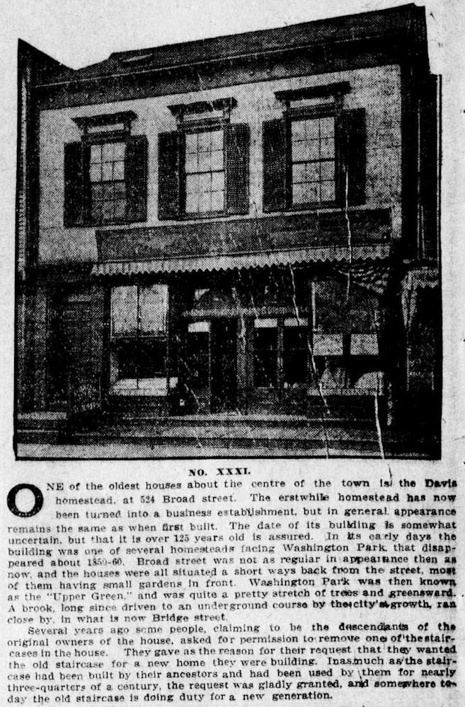 524 Broad Street
Newark Star 1909
