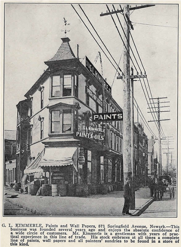 571 Springfield Avenue
From: "Newark Illustrated 1909-1910" Published by Frank A. Libby 1909
