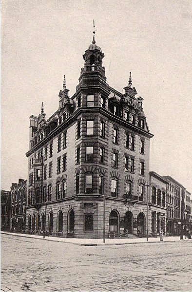 Broad Street & Central Avenue
Public Service Corportation Building - Office of the Gas Department ~1905
From "Views of Newark" Published by L. H. Nelson Company ~1905
