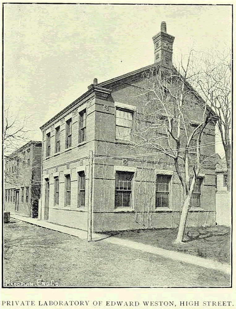 645 High Street
Private Laboratory of Edward Weston
From "Essex County, NJ, Illustrated 1897":
