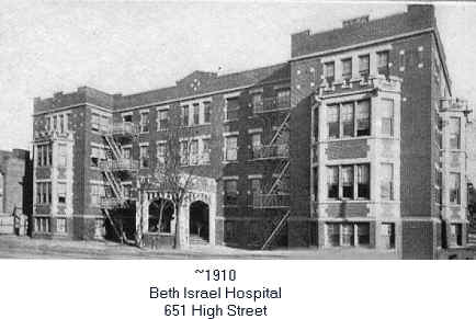651 High Street
Beth Israel Hospital ~1910
