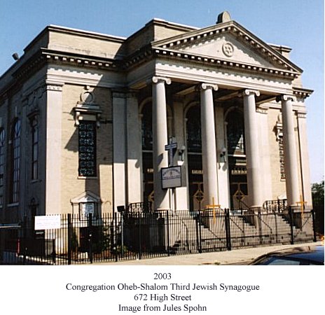 672 High Street
Congregation Oheb-Shalom Third Jewish Synagogue
