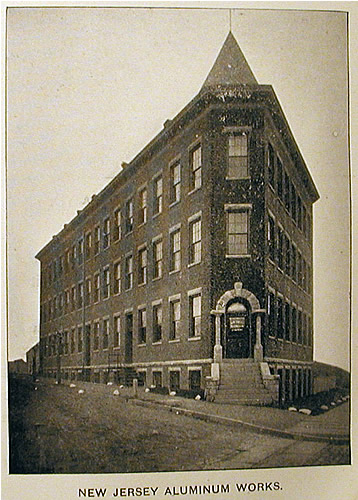 Springfield Avenue and S. Nineteenth Street
New Jersey Aluminum Company - 1901
From: "Newark, the Metropolis of New Jersey" Published by the Progress Publishing Co. 1901
