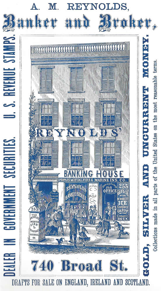 740 Broad Street
Reynold's Banking House 1871
Newark City Directory

