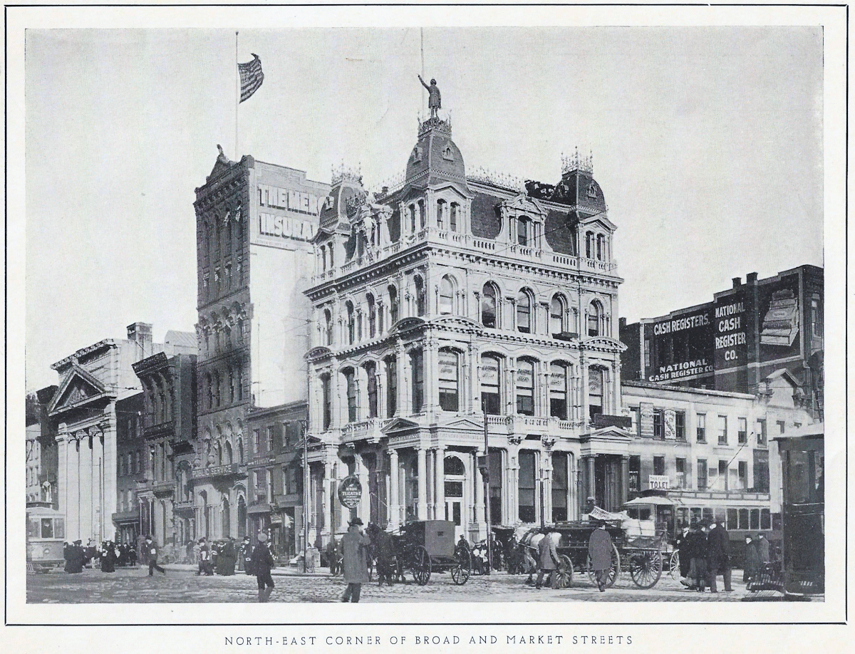 768-784 Broad Street
~1905
From "Views of Newark" Published by L. H. Nelson Company ~1905
