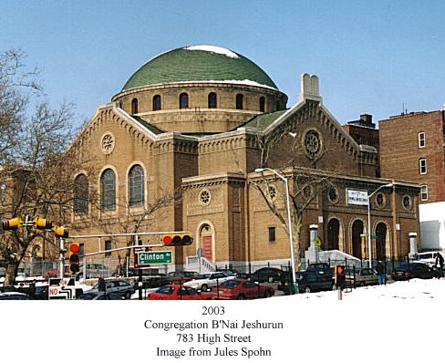 783 High Street
Congregation B'nai Jeshurun/First Jewish Synagogue
