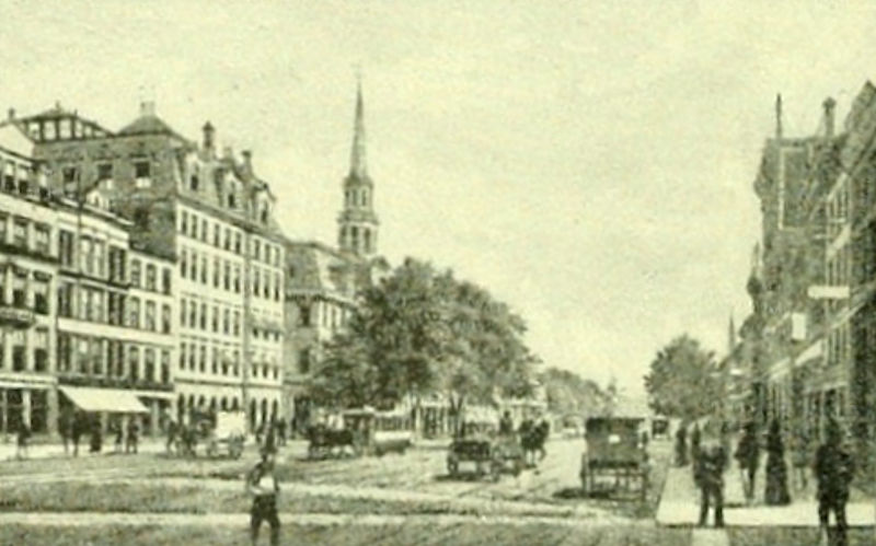 Broad Street Looking South from Market Street
Photo from Essex County Illustrated 1897
