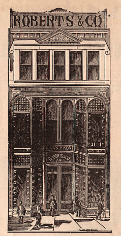 797 Broad Street
Roberts & Co. Fine Clothing - 1883
