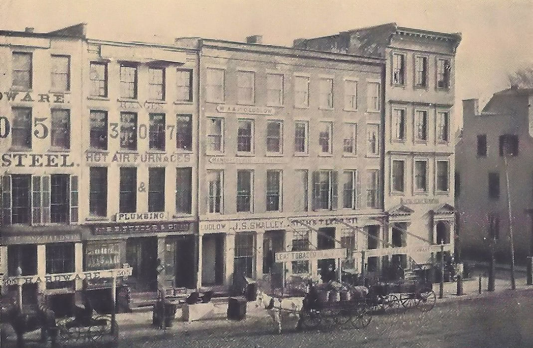 Broad & Mechanic Streets
1860's
Photo from Grace Church in Newark, the First 100 Years
