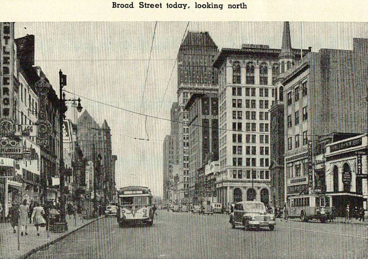836 Broad Street looking North
Photo from the Newark Municipal Yearbook 1948
