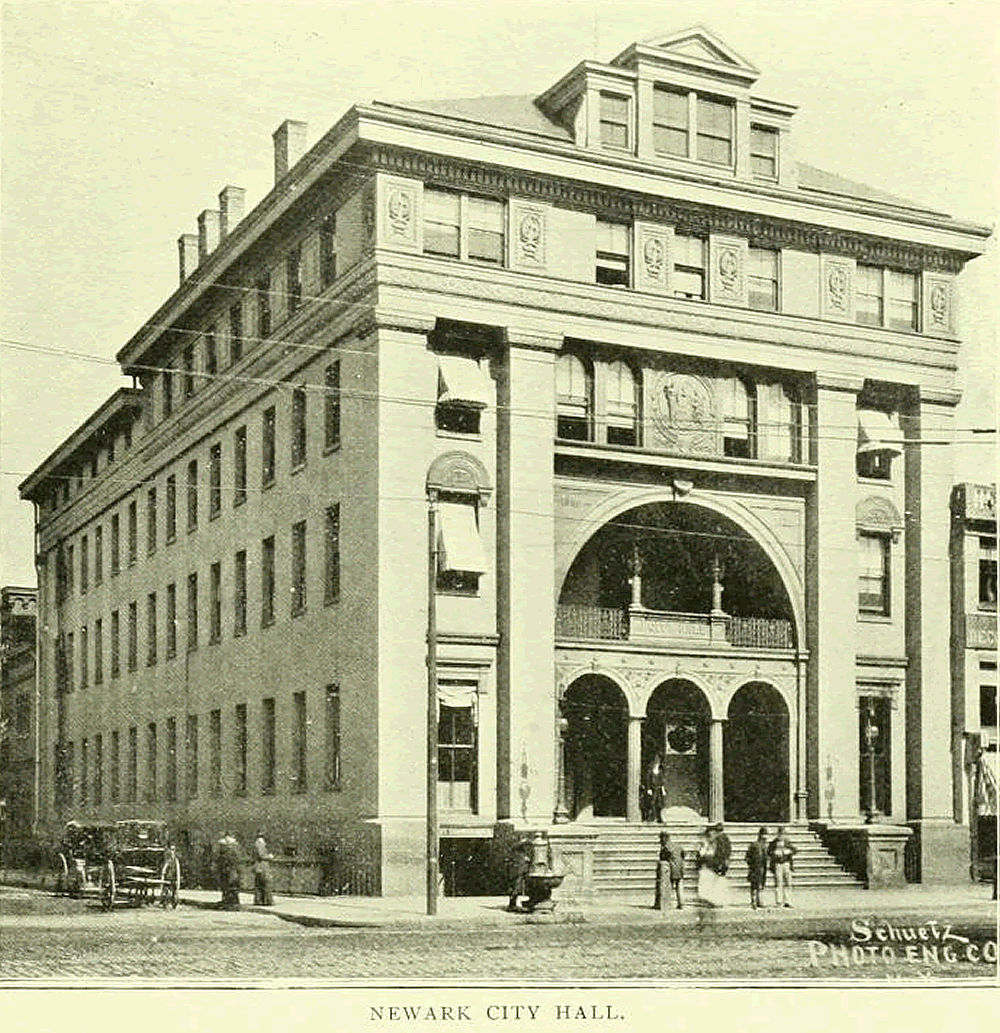 873 Broad Street
Newark City Hall, Corner of Broad & William Streets
From "Essex County, NJ, Illustrated 1897":

