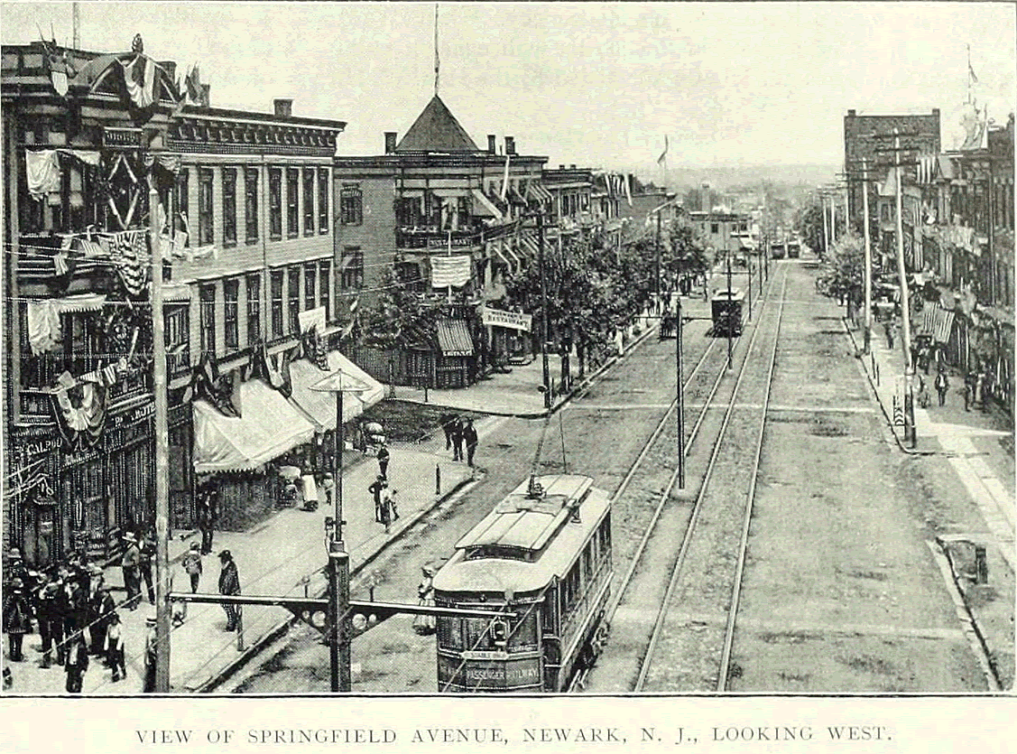 Springfield Avenue Looking West
From "Essex County, NJ, Illustrated 1897":
