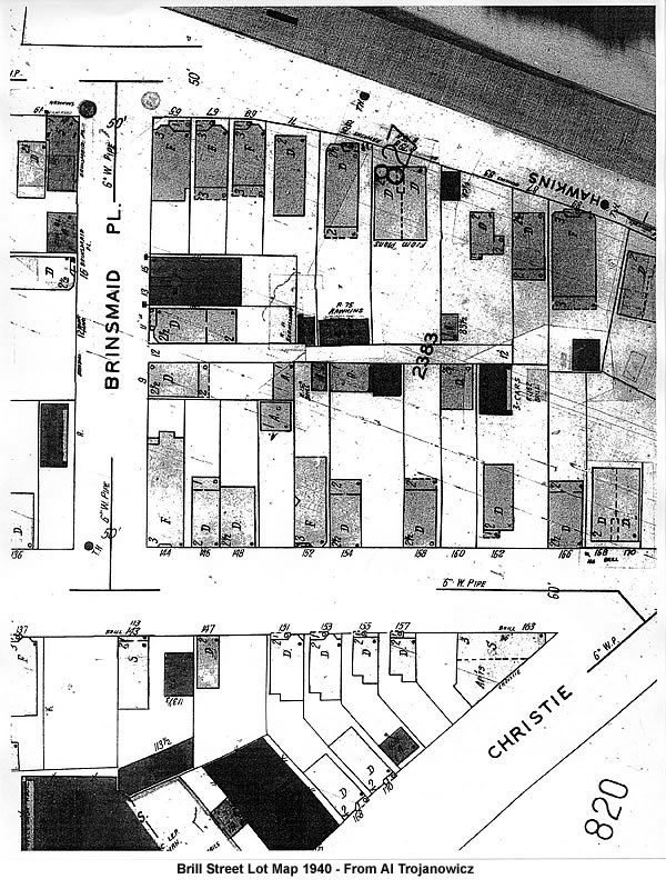 Brill Street Lot Map
