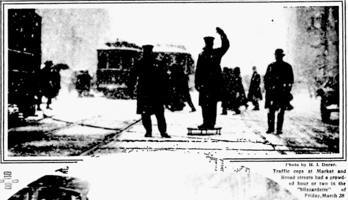 1919 Blizzard 
Photo from the Newark Sunday Call   March 28, 1919

