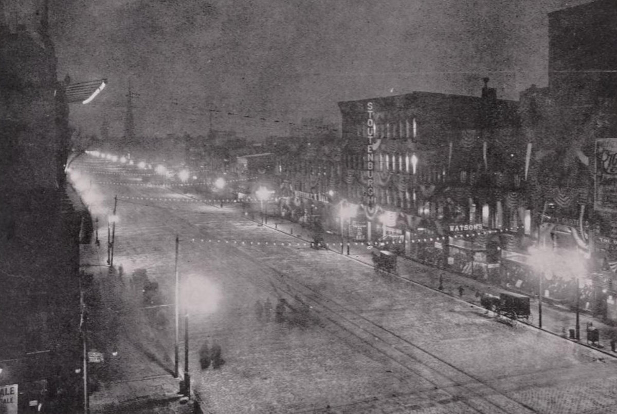 Looking South from Market Street
Photo from Newark NJ and Its' Attractions 1911
