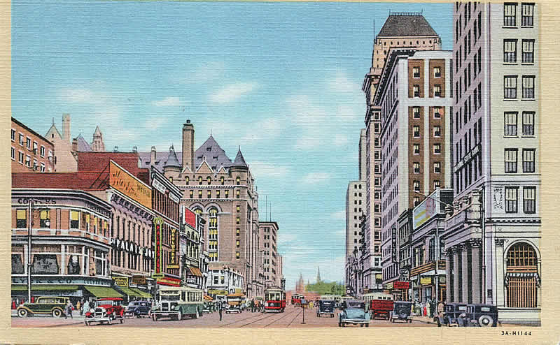 1920s - Looking North from Market Street
Postcard

