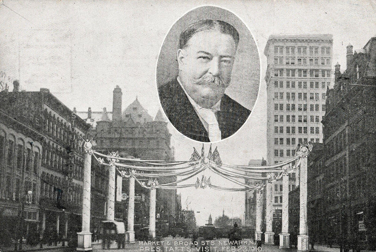 President Taft's Visit February 23, 1910
Postcard
