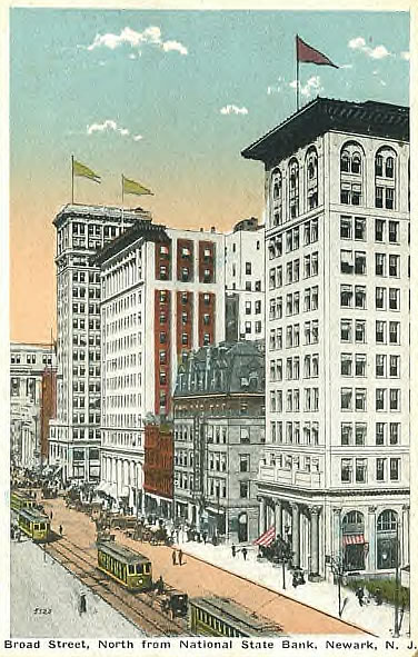 Looking North from National State Bank 1910s
