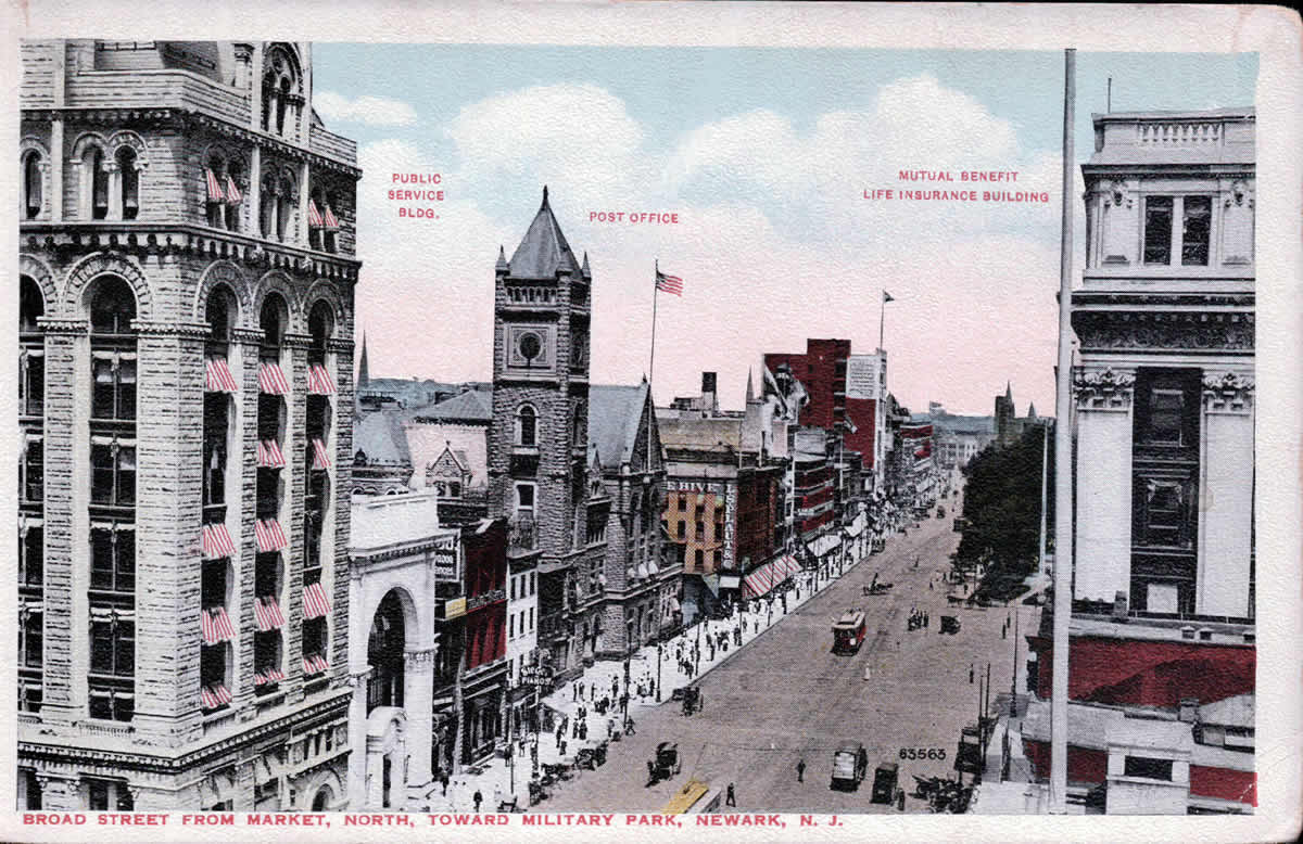 Looking North from Clinton Street
Postcard

