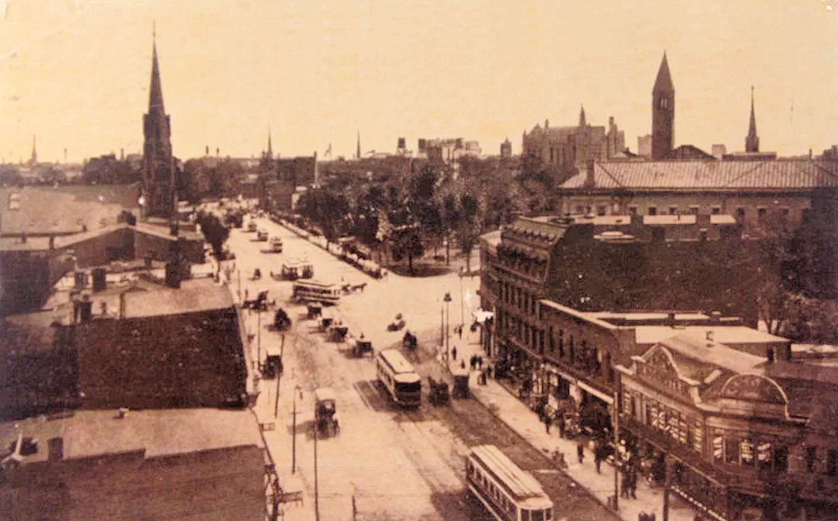 Looking South from Orange Street
Postcard
