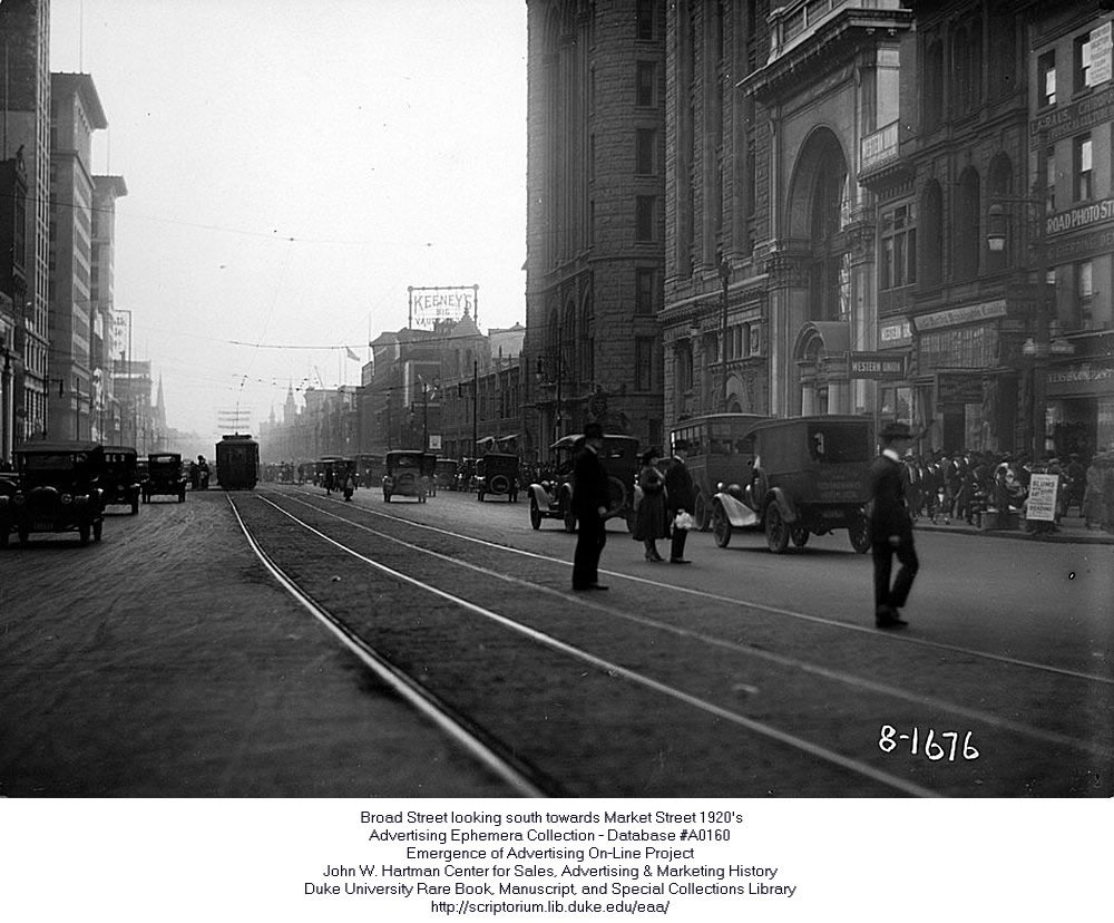 1920 - Looking south to Market Street
1920
