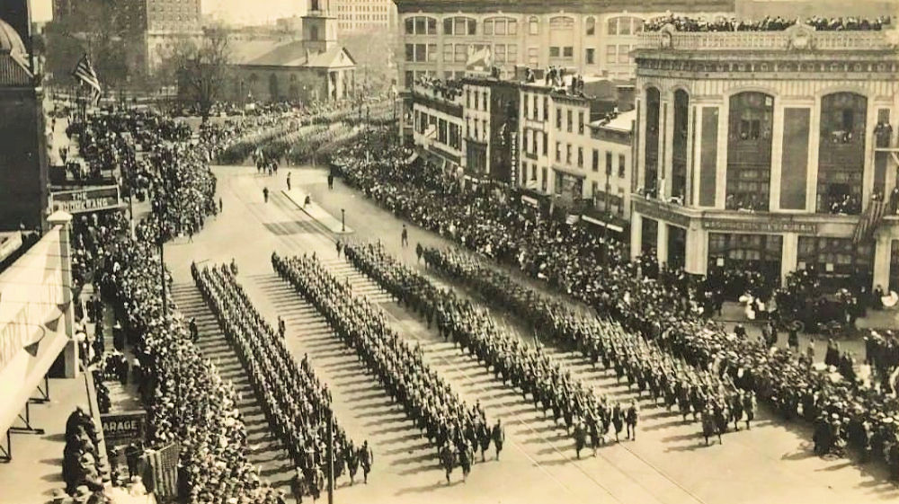 Looking South from Washington Place
