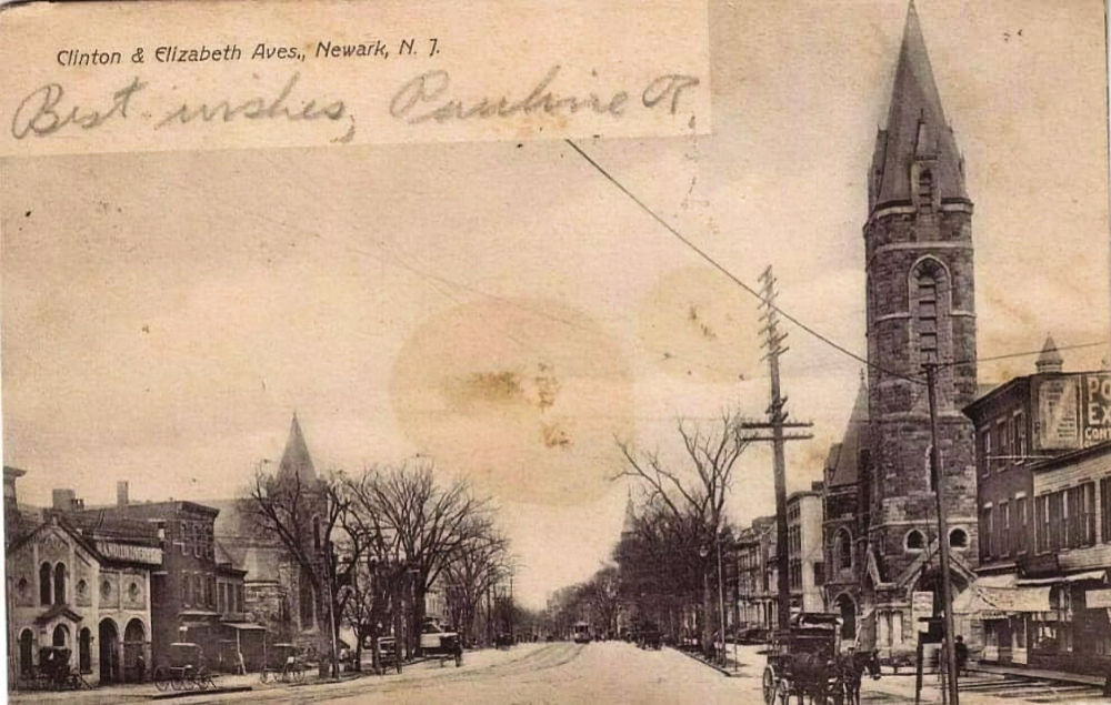 Looking East from Elizabeth Avenue
Postcard
