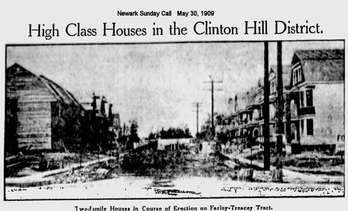 High Class Houses in the Clinton Hill District
1909
