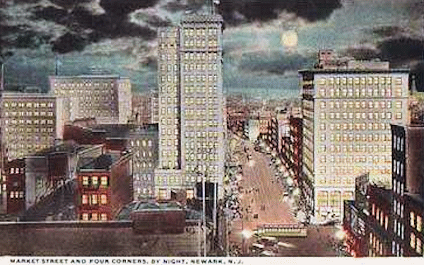 Looking East from the Bamberger Building
Postcard
