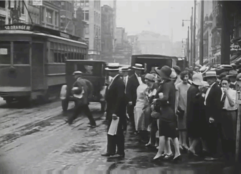 Waiting to Cross Market Street
1926
