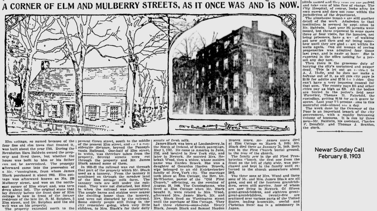Elm & Mulberry Streets
February 8, 1903
