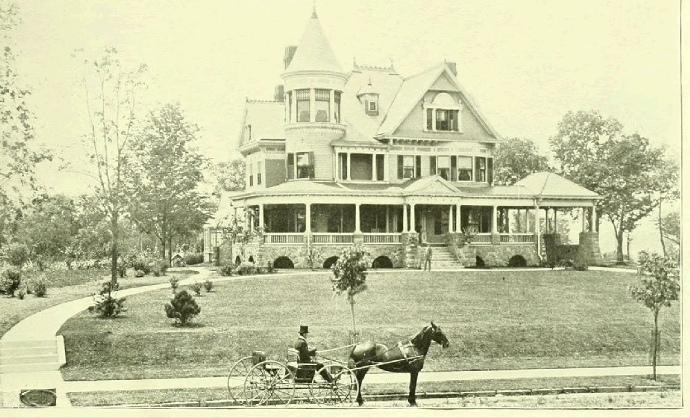 Elwood Avenue & Highland Avenue
Residence of Elias G. Heller
From "Essex County, NJ, Illustrated 1897":

