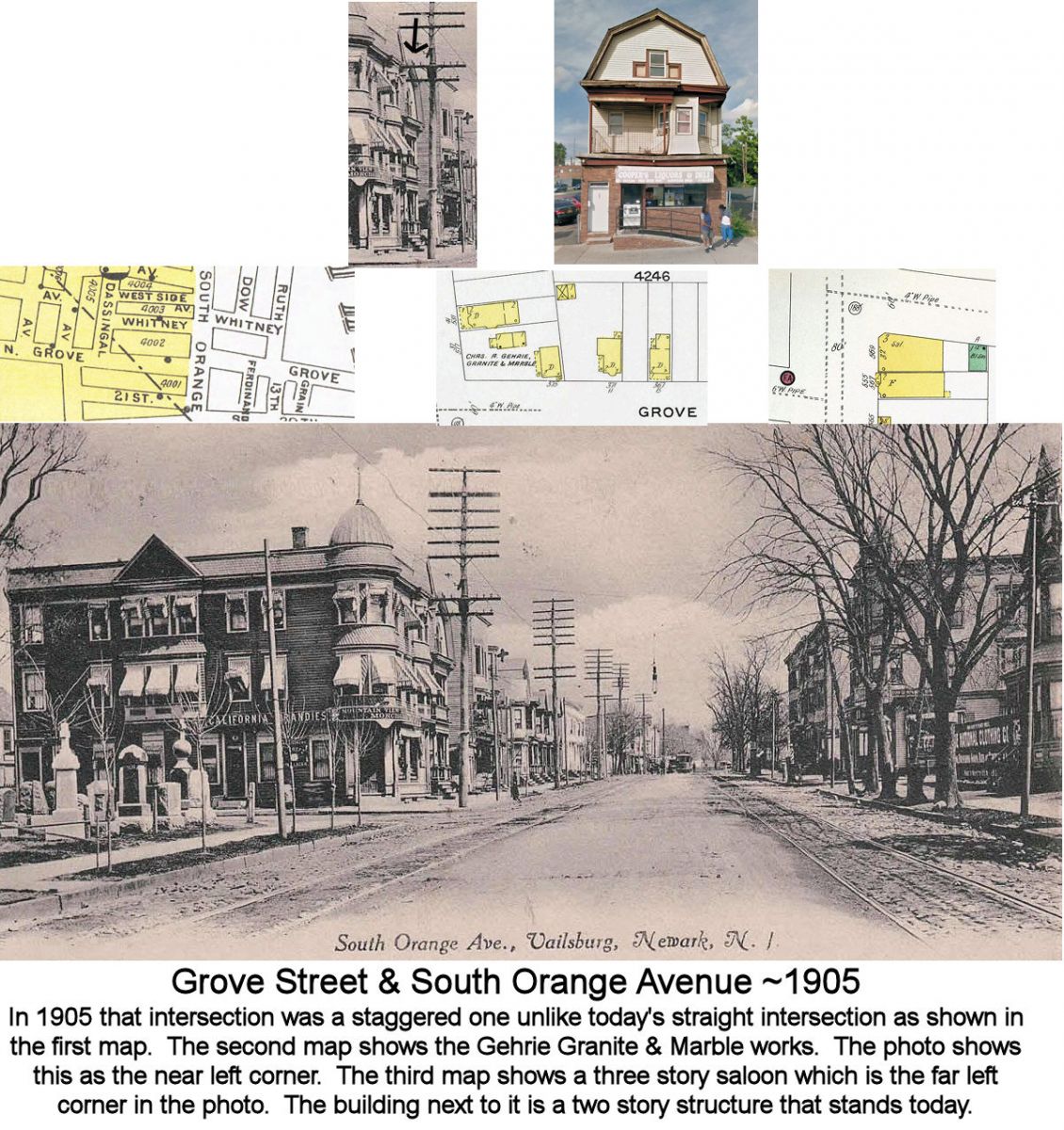 South Orange Avenue & Grove Street
Postcard
