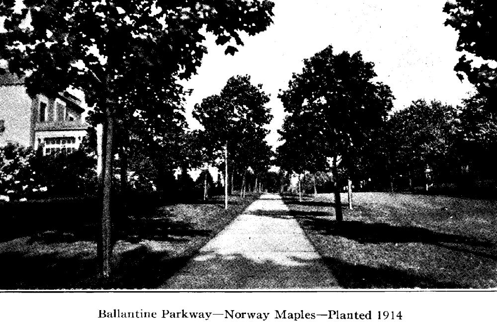 Ballantine Parkway
From "Shade Tree Commission of the City of Newark, New Jersey" 1915
