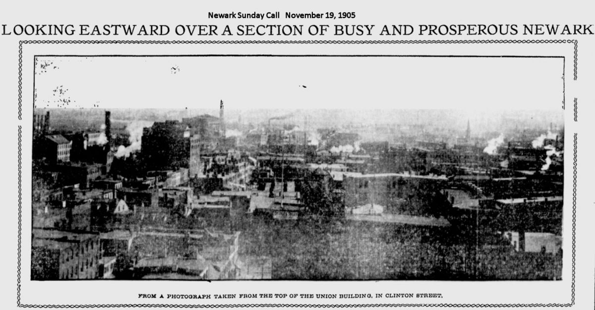 East from the top of the Union Building
November 19, 1905
